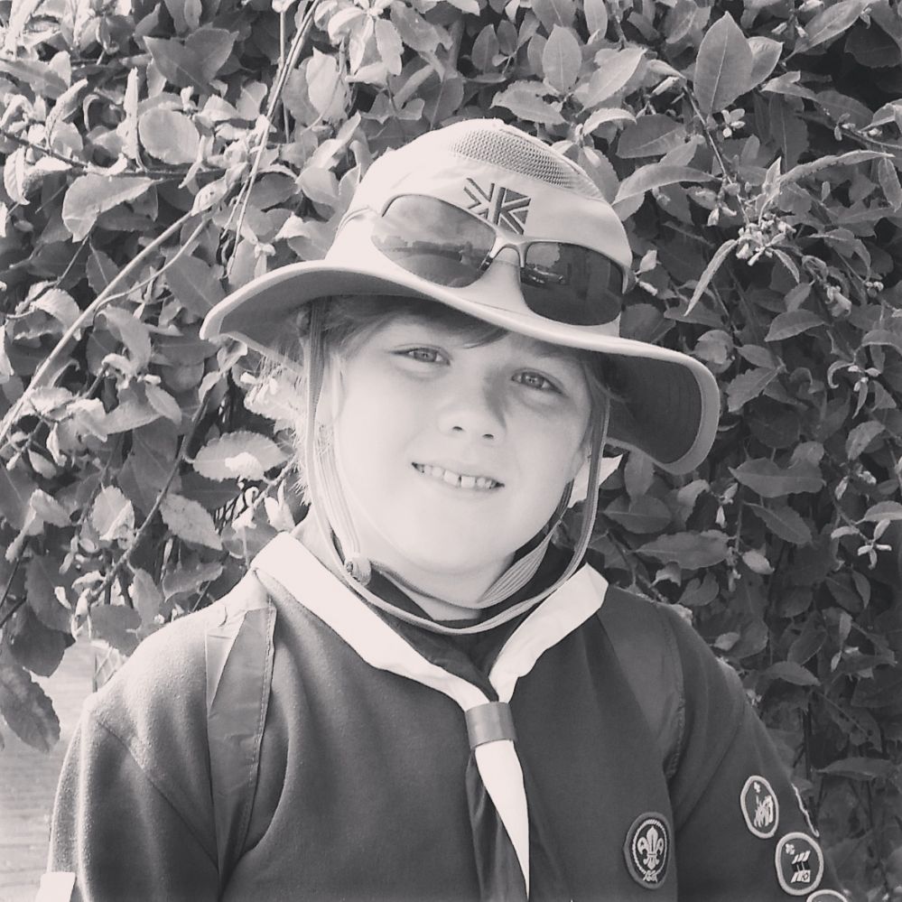 Harry In Cub Uniform